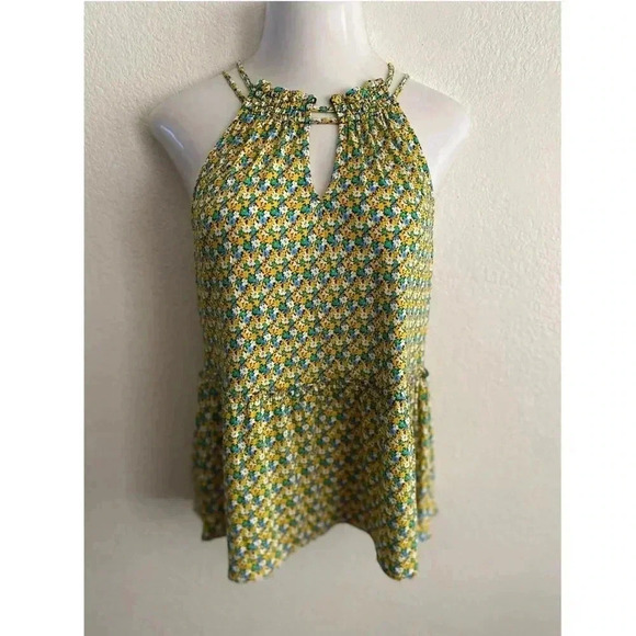 🆕Loft Floral Peplum Tank Top S🆕 - Picture 2 of 13